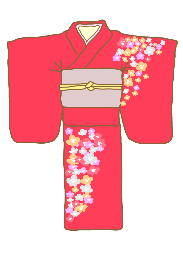 着物レンタルプランセクションの装飾イメージ左側