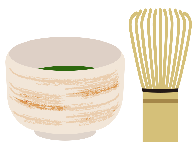 抹茶体験セクションタイトル装飾左